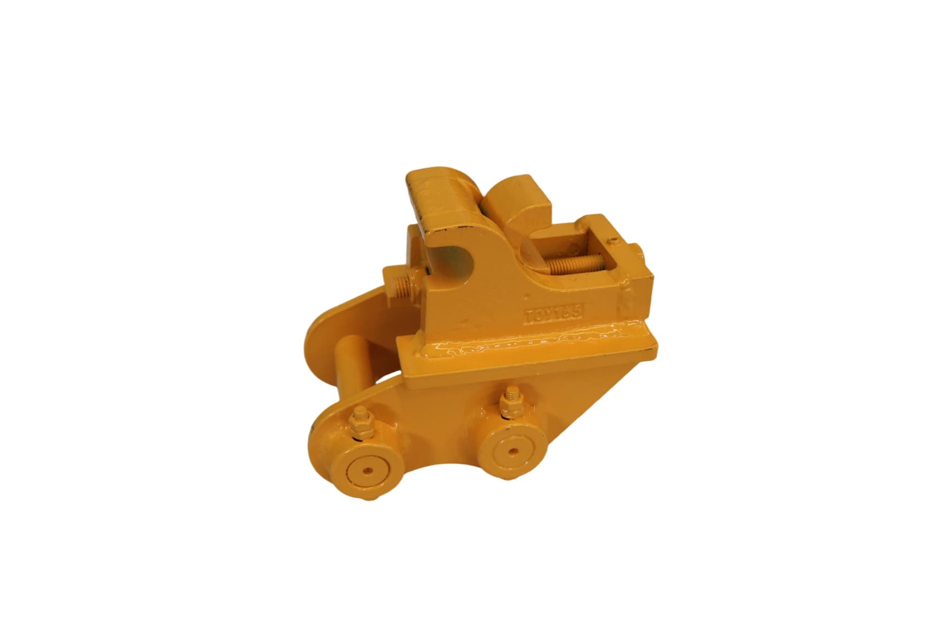 Mechanical quick coupler for compact excavator attachments