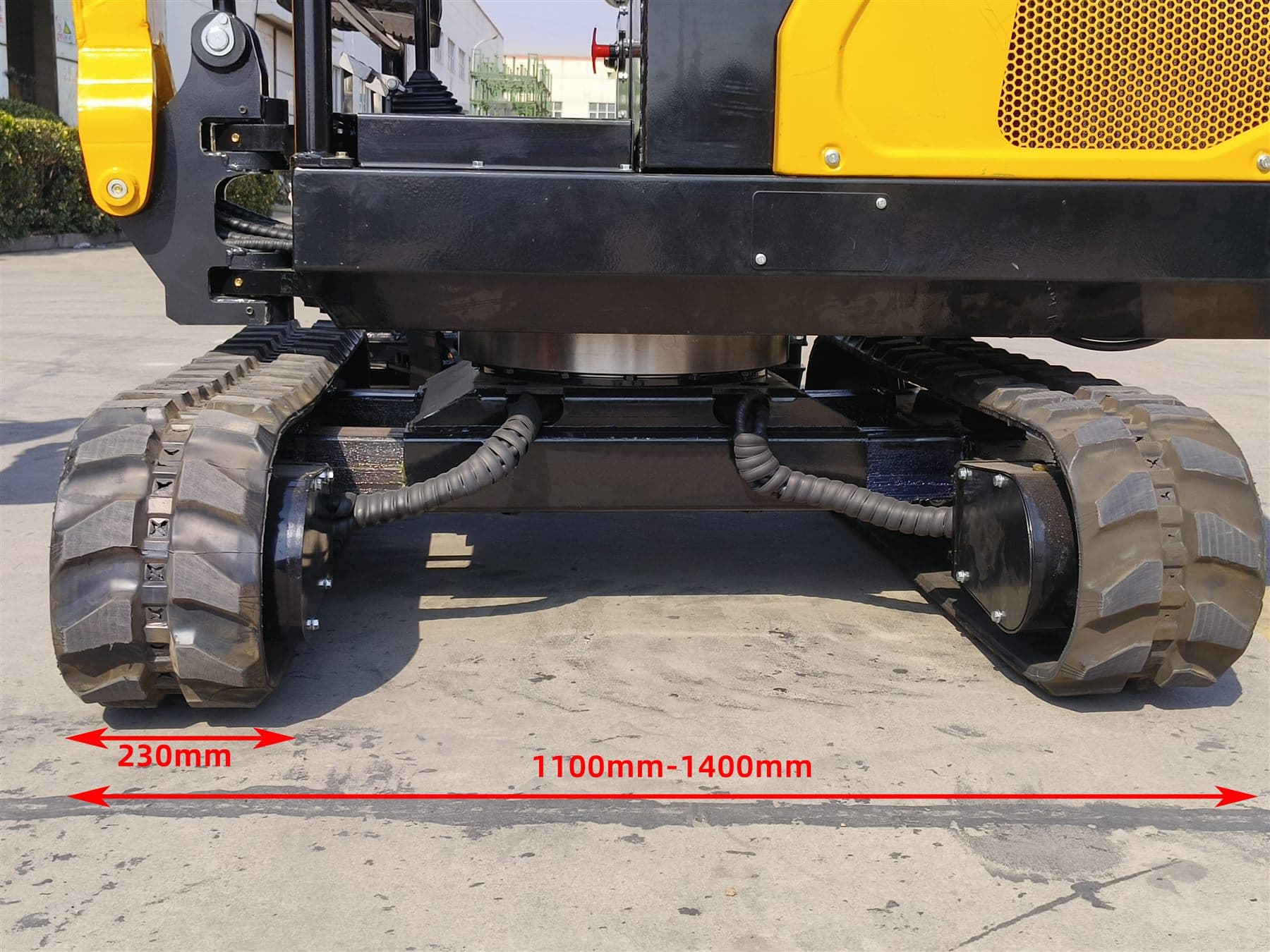 KV25 mini excavator machine detail