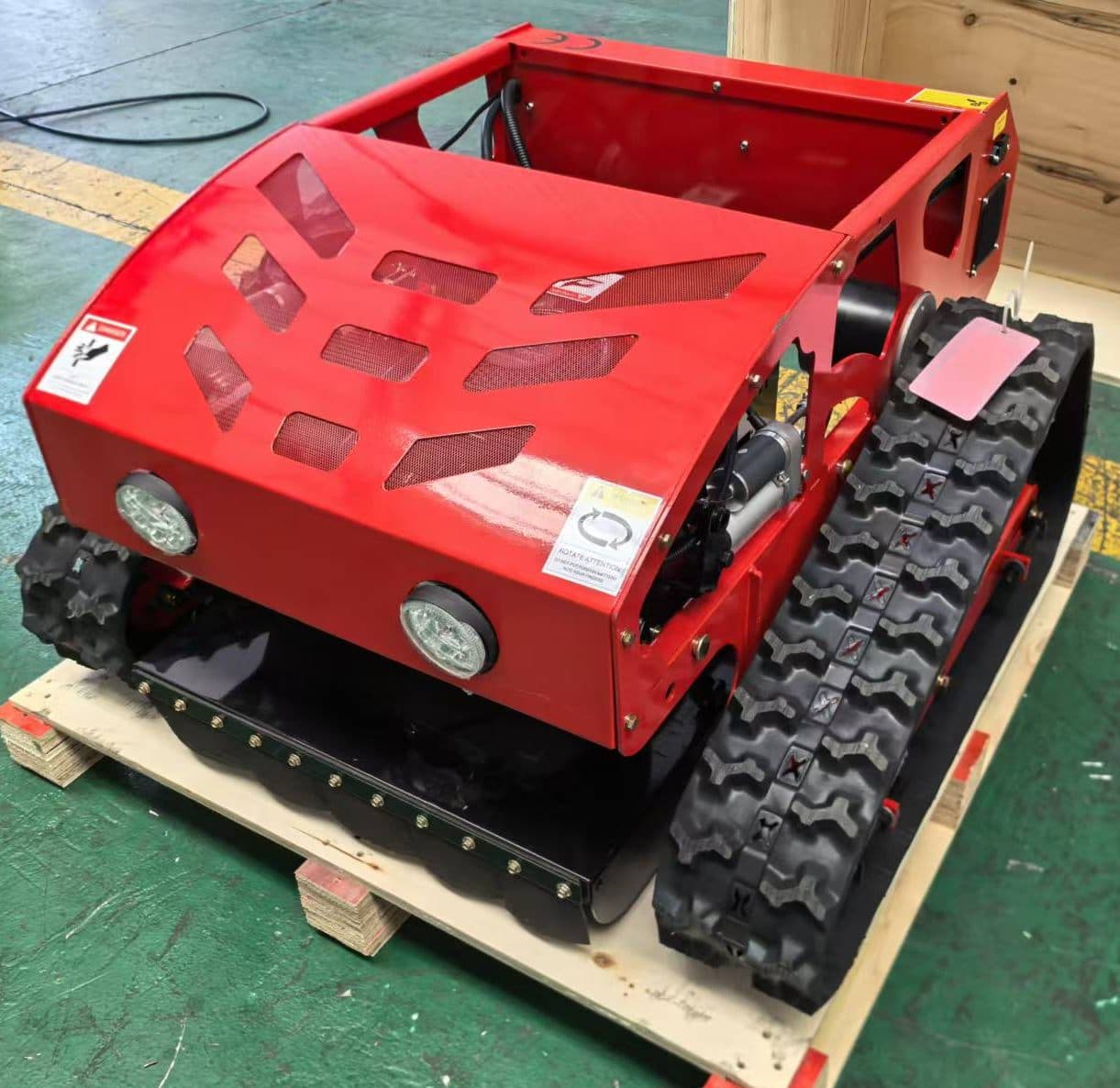 SH-550B range-extended remote mower for vegetation work