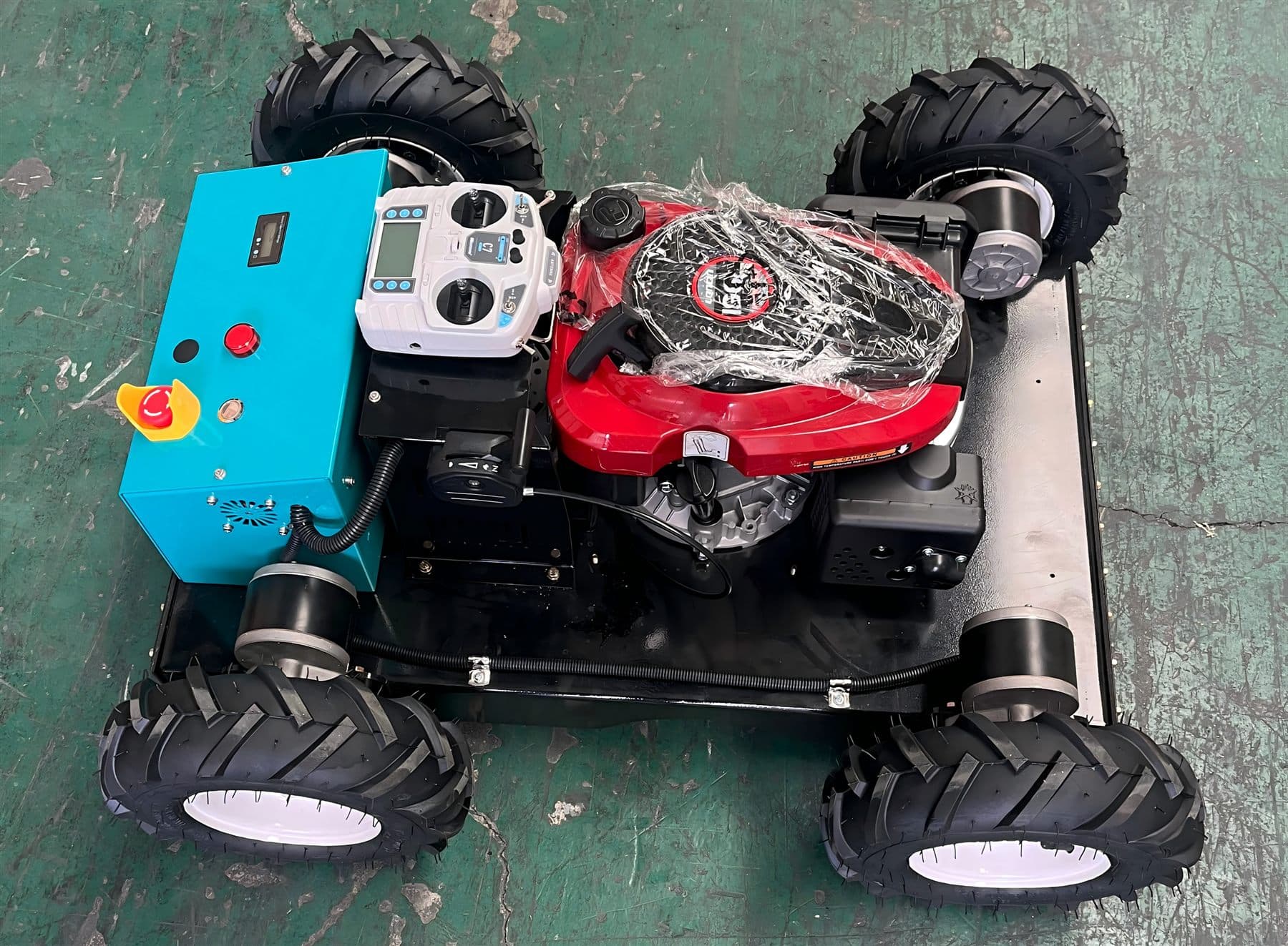 SH-550S hybrid range-extended remote control mower product view